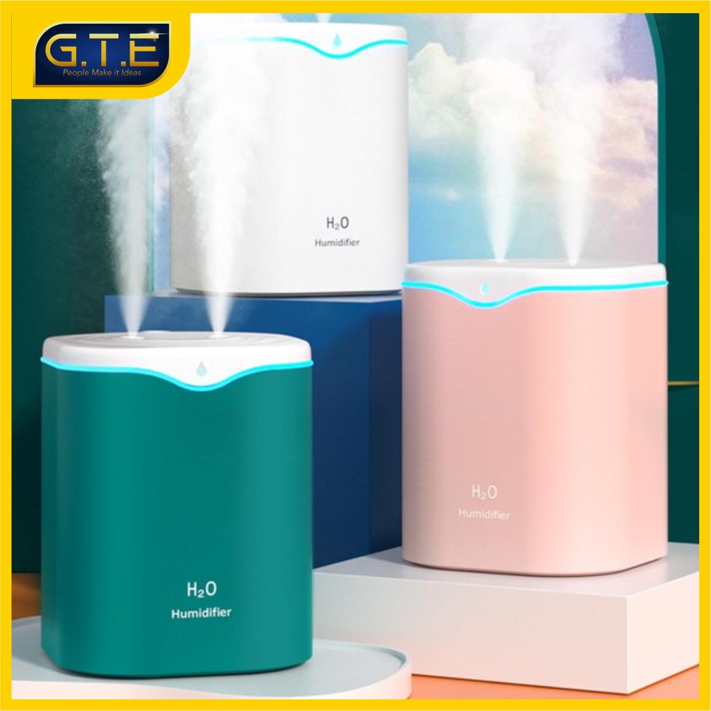 GTE | Humidifier diffuser Air Purifier Aromaterapy Essential oil Difuser 2000ML / Aromaterapi Essential oil Difuser Ruangan