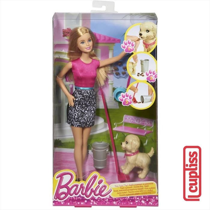 barbie potty training pups