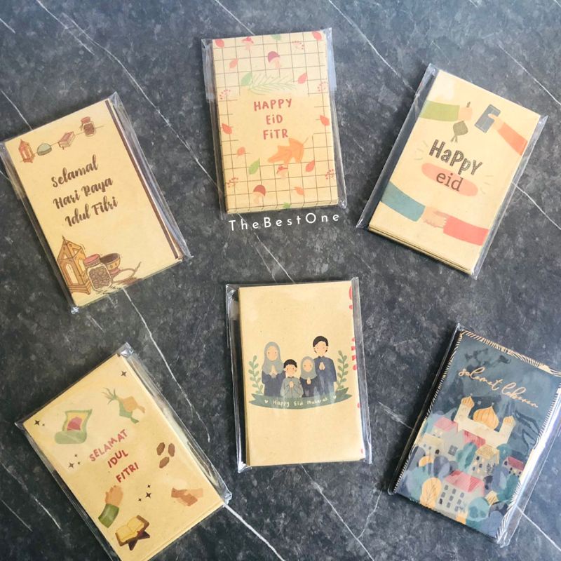 

10 Lembar Amplop Lebaran Coklat 6,5 x 10,5 cm [ thebestone ]