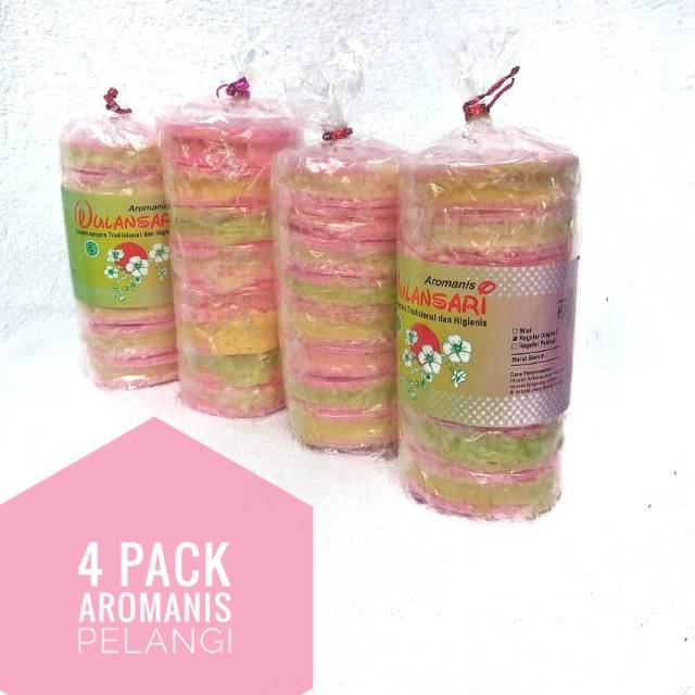 

4 PACK AROMANIS PELANGI, ARUMANIS, HARUM MANIS, RAMBUT NENEK