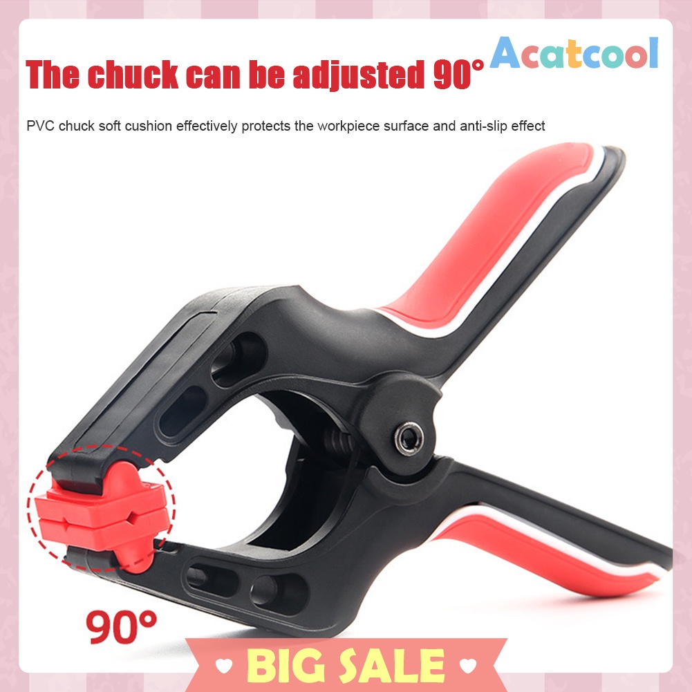 A-Shaped Woodworking Clamp Strong Grip Spring Clamp Wood Board Fixing Clip