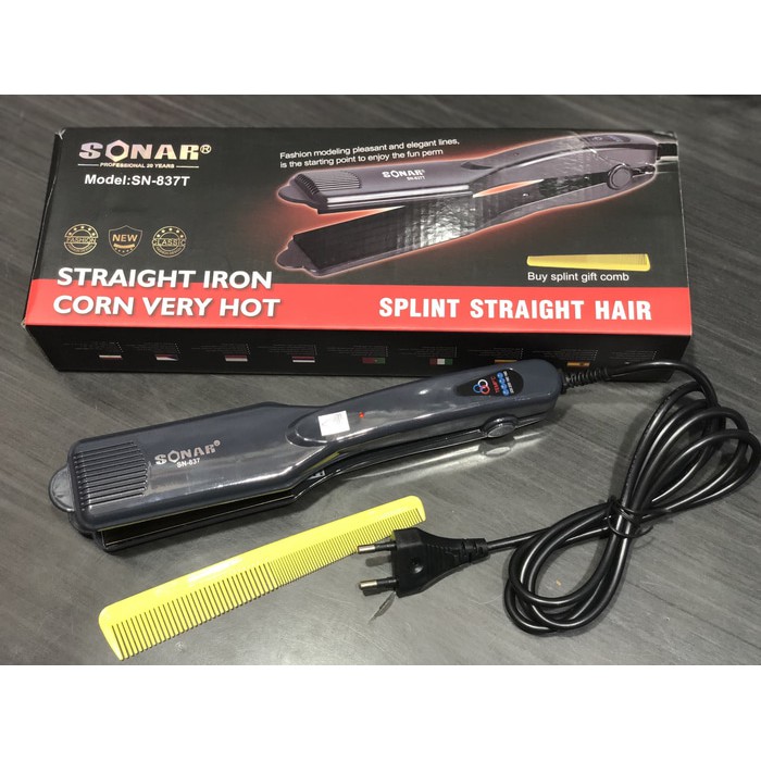 Catokan Sonar SN-837 , Catok RAMbut catokan salor , catokan pelurus rambut ori bagus