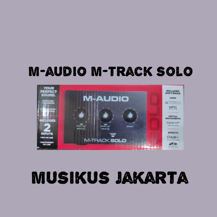 M-AUDIO M TRACK SOLO / AUDIO INTERFACE MAUDIO / SOUNDCARD