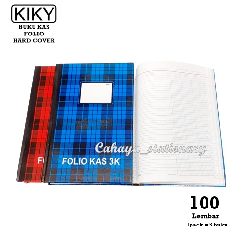 

Buku Kas Folio Hard Cover Kiky Buku Kas Folio 100 HC Buku Pembukuan