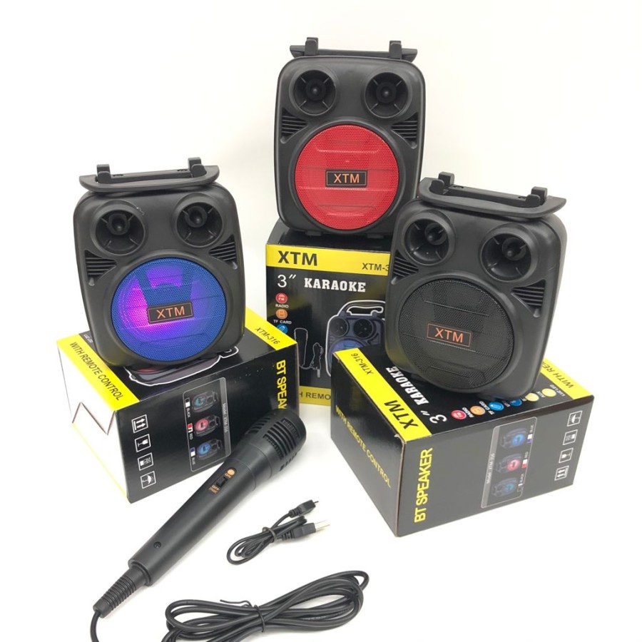 COD SPEAKER BLUETOOTH KARAOKE XTM-316 PLUS MIC KARAOKE X-BASS//SALON AKTIF X-BASS XTM-316//SPEAKER WIRELESS//SPEAKER KARAOKE