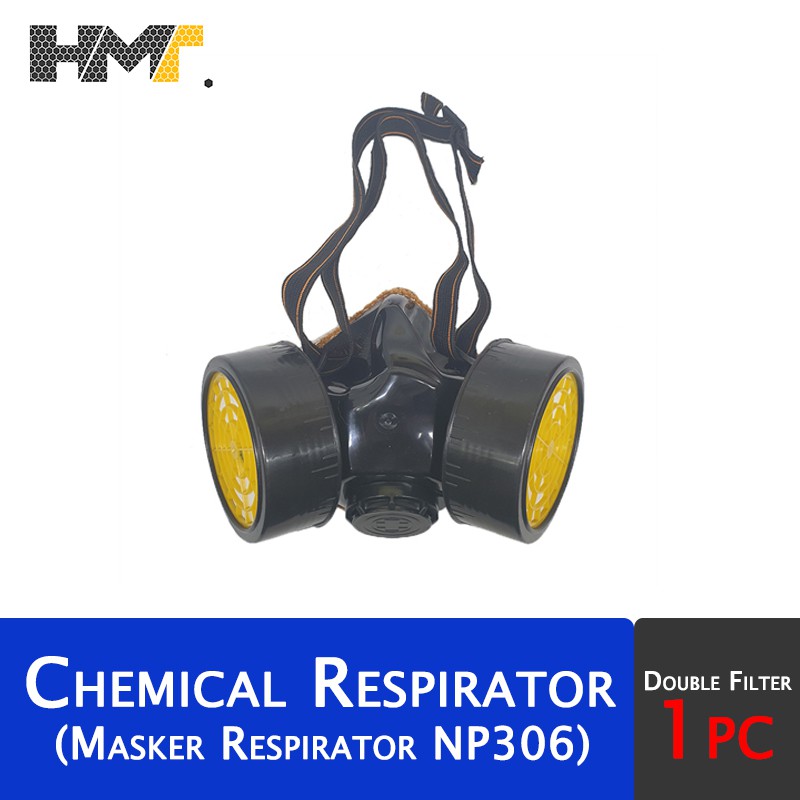 NP306 Masker Respirator / Chemical Respirator Double Fliter