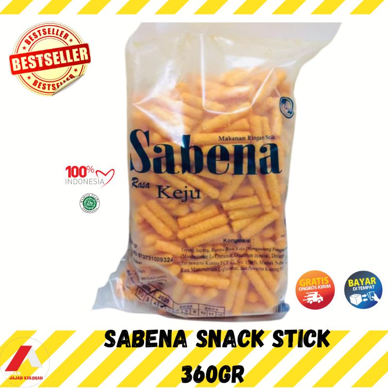 

STIK SABENA JUMBO 360gr / STIK JAGUNG / STIK KEJU / STIK BALADO / STIK SAPI PANGGANG / SNACK MURAH