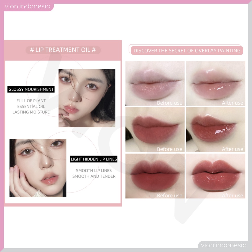 DRAGON RANEE Jelly Colorful  Lip Gloss Lip Oil Moisturizing Melembabkan Mencerahkan Bibir Original DR003