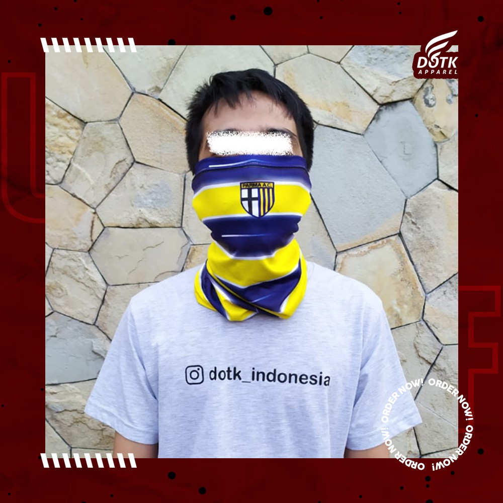 Buff / Masker Unik - Klub Bola - AC PARMA