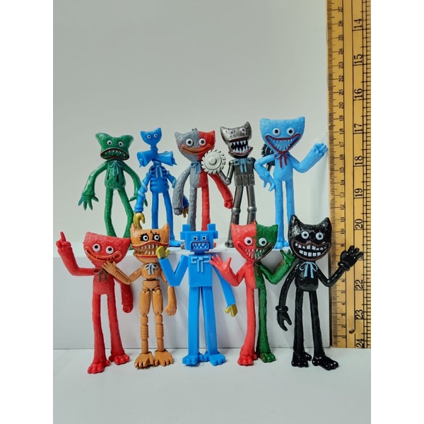 Action figure huggy wuggy poppy set