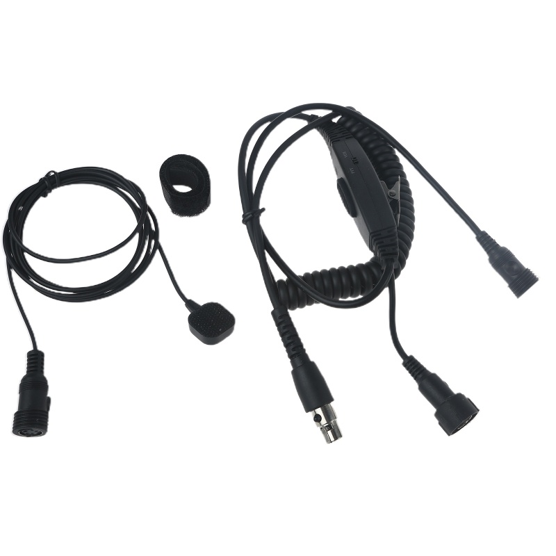 Btsg Kabel Extension Headphone / Headset Audio Aviation 5 pin Pengganti Untuk Kenwood 2-pin walkie-tal