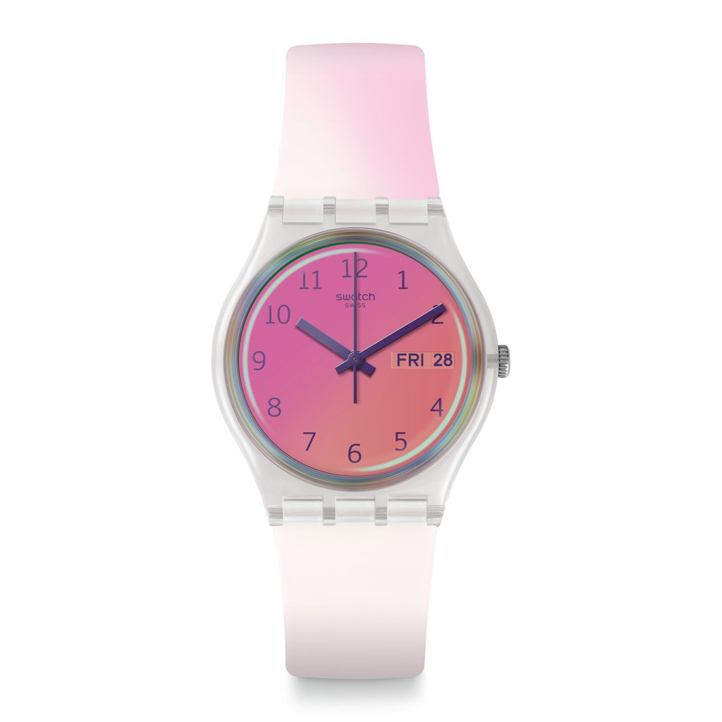 Jam tangan wanita original strap ruuber swtch analog wanita