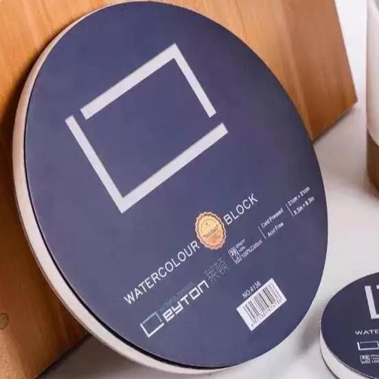 

Paper | Limited Leyton Round Watercolor Block 300Gsm 100%Cotton 21X21Cm