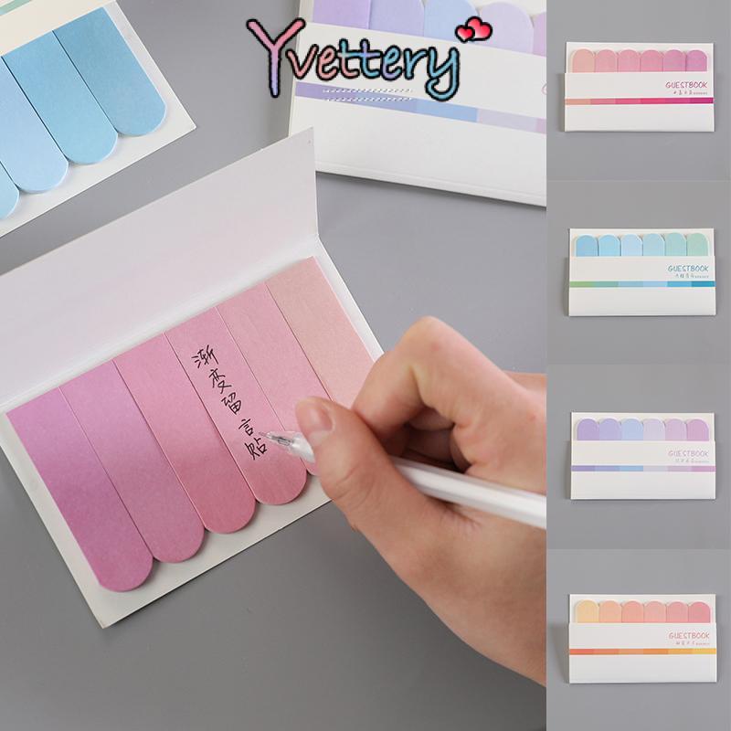 

⭐6 Baris Guestbook Memo Mini Stick note sticky notes polos / Lucu Kreatif =Notes Siswa Belajar Gradien Catatan Stiker Indeks Catatan Kantor Stiker