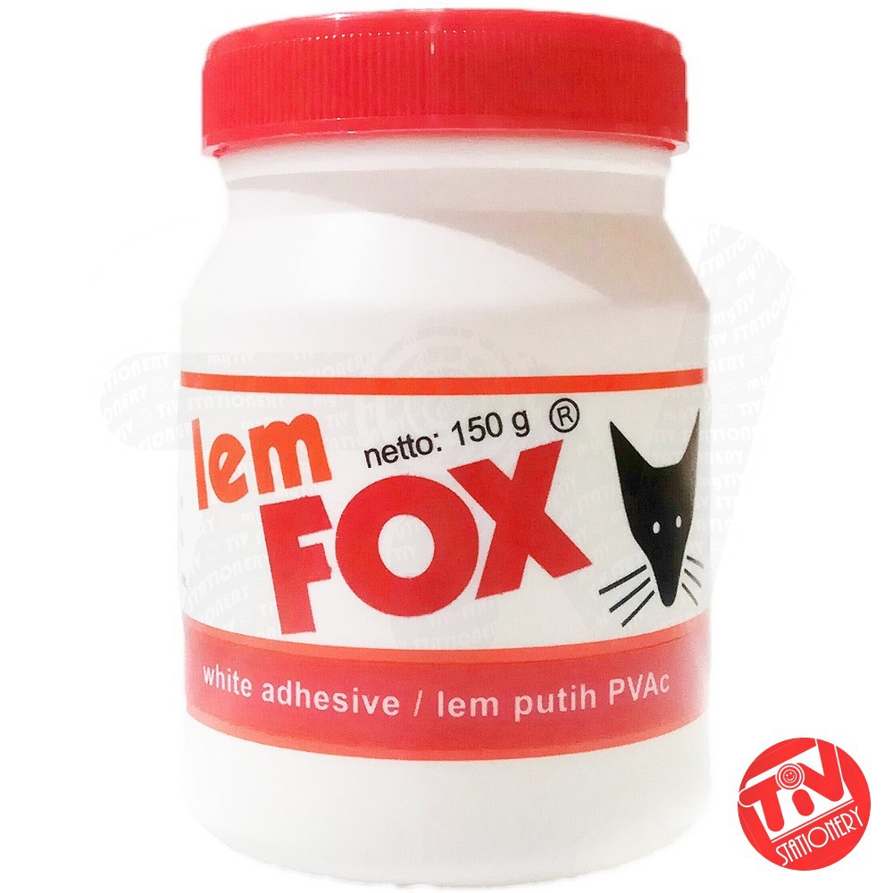 

Lem FOX 150 gr (Lem Putih PVAc)