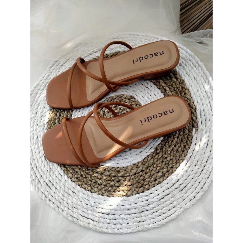 NACODRI - FREYA sandal tali wanita heels 3cm