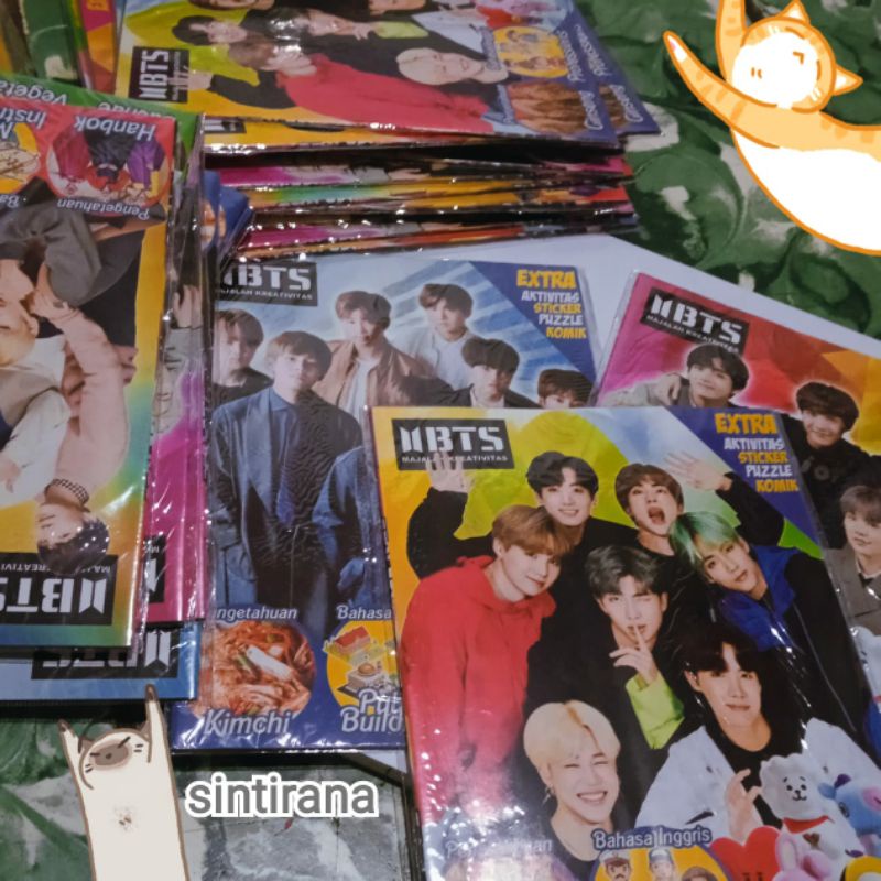 Majalah BTS Teka Teki Silang Komik kpop