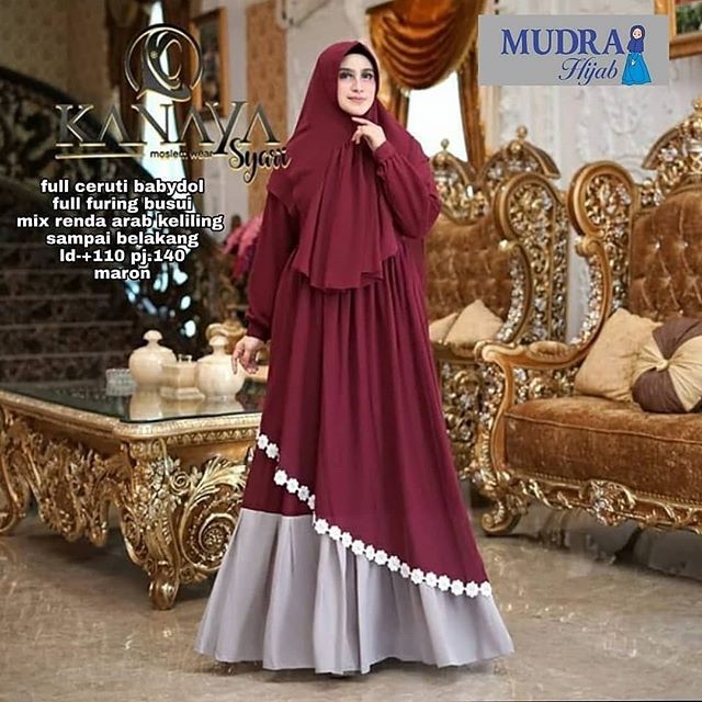 DRESS MUSLIM, baju wanita, baju gamis, dress, gamis, Baju gamis, fashion wanita, KANAYA SYARI