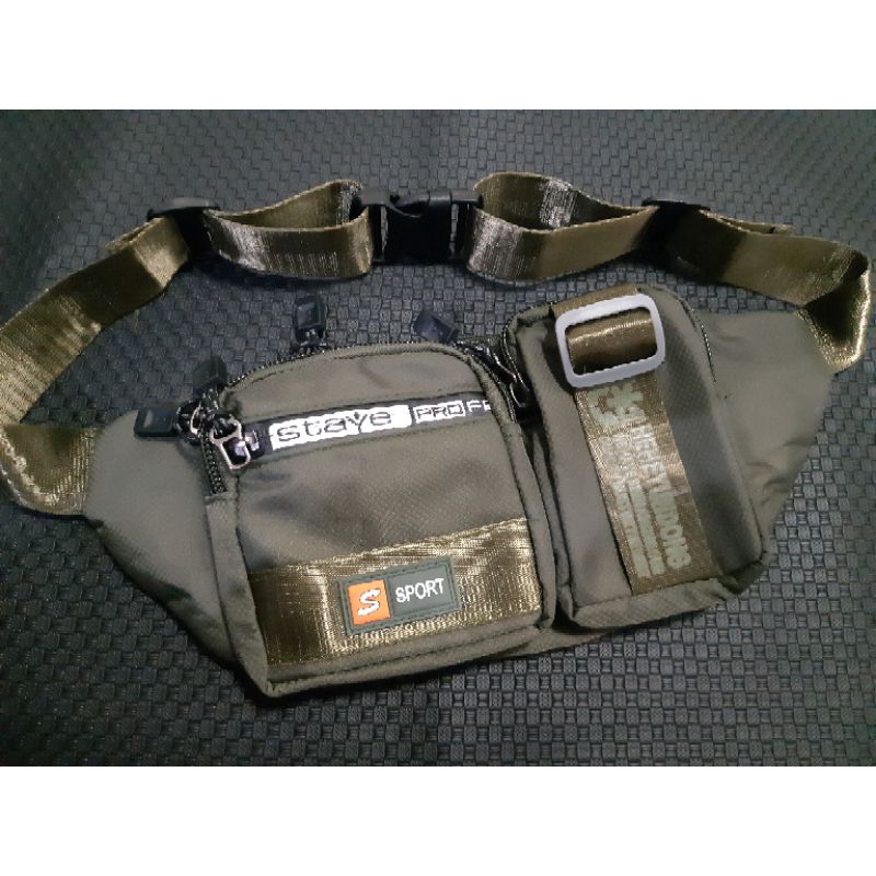 HAOSHUAI 009-1 Tas Selempang Pria Waistbag Pria Waterproof IMPORTIR BAG