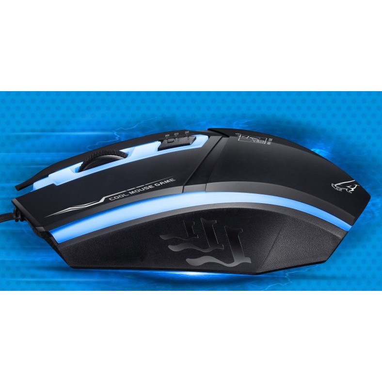 MOUSE GAMING 4 DIGIT LED (7 LAMPU) LEOPARD 199 / MOUSE GAMING MURAH