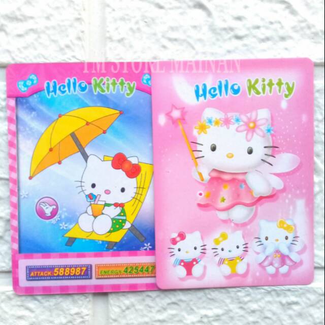 Kartu Trading Card Game Hello Kitty (1sachet/8pcs)