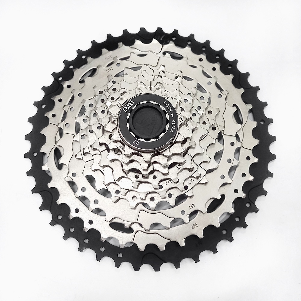 Freewheel Cassette Sprocket 9 Speed RAZE (11-42T) Silver