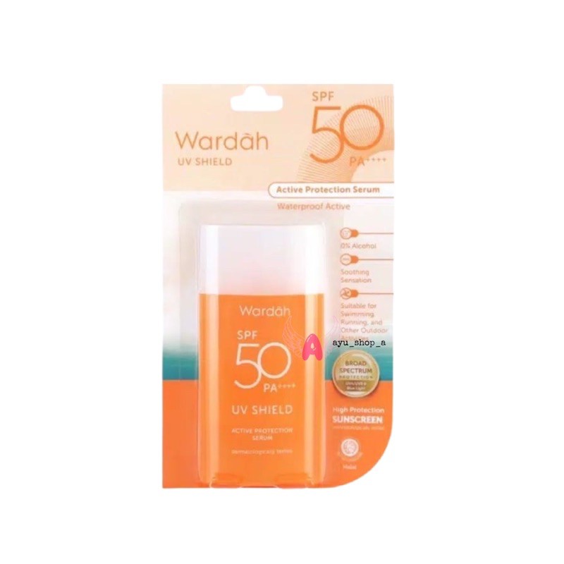 Wardah Uv Shield Active Protection Serum Spf 50 Pa+