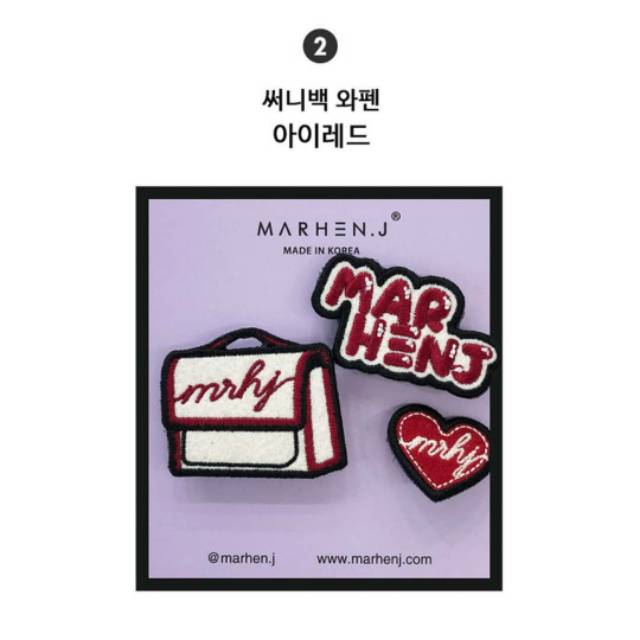 [READY] MARHEN.J SUNNY BAG WAPPEN COLLECTION - IRED / 100 % ORIGINAL