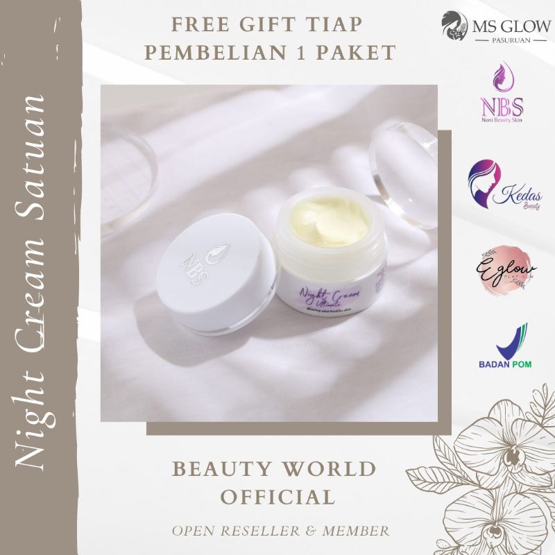 (NBS) NBS NIGHT CREAM ECER BPOM APPROVED
