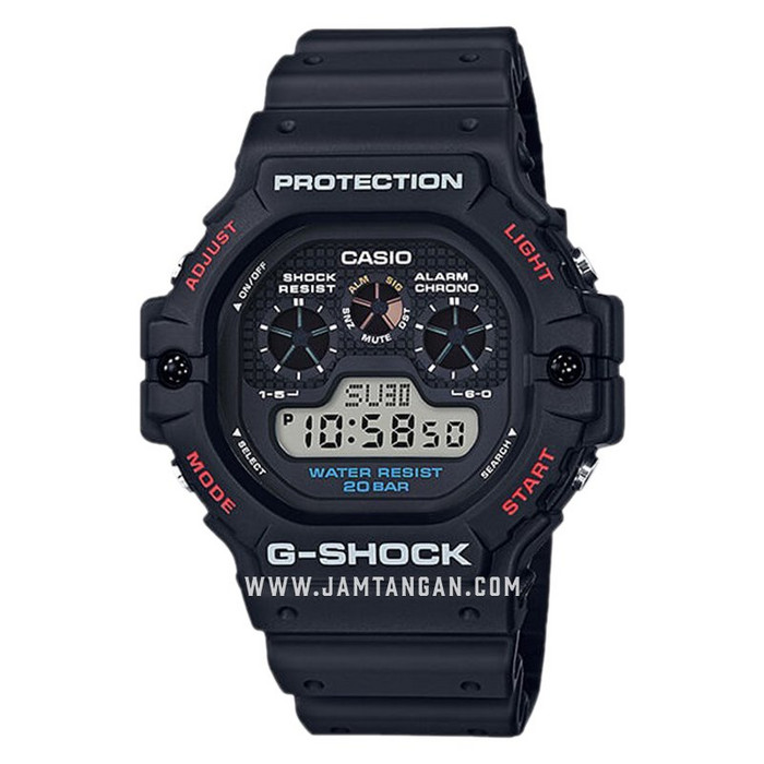 Casio G-Shock DW-5900-1DR Digital Dial Black Resin Strap