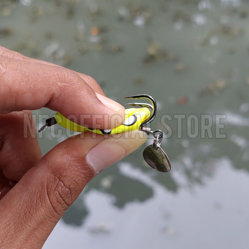 SF Soft frog Curut KILLER 3,5 cm 6 gram Umpan casting Gabus Haruan Toman LONGCAST