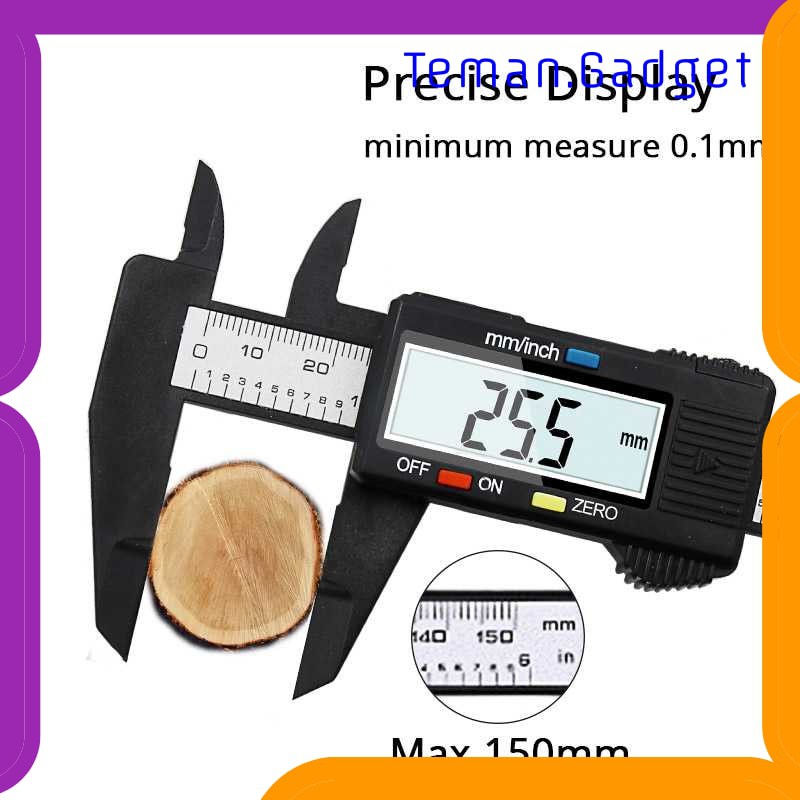 TG-DE041 Taffware Jangka Sorong Digital Vernier Caliper LCD Screen - JIGO-150