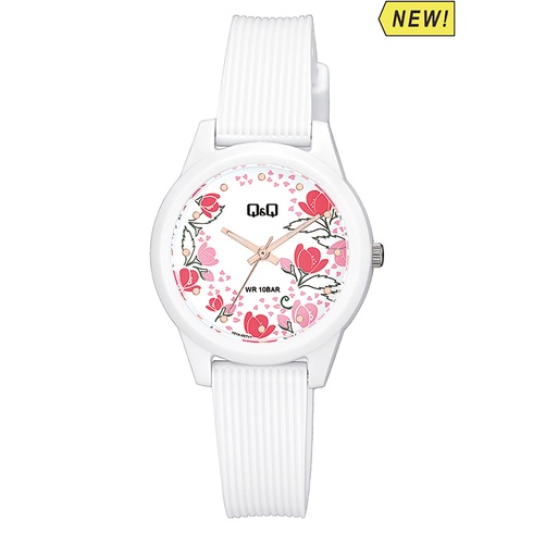 Jam Tangan Q&amp;Q Original QQ V01A Wanita Analog Watches qq ori Anti Air Terbaru