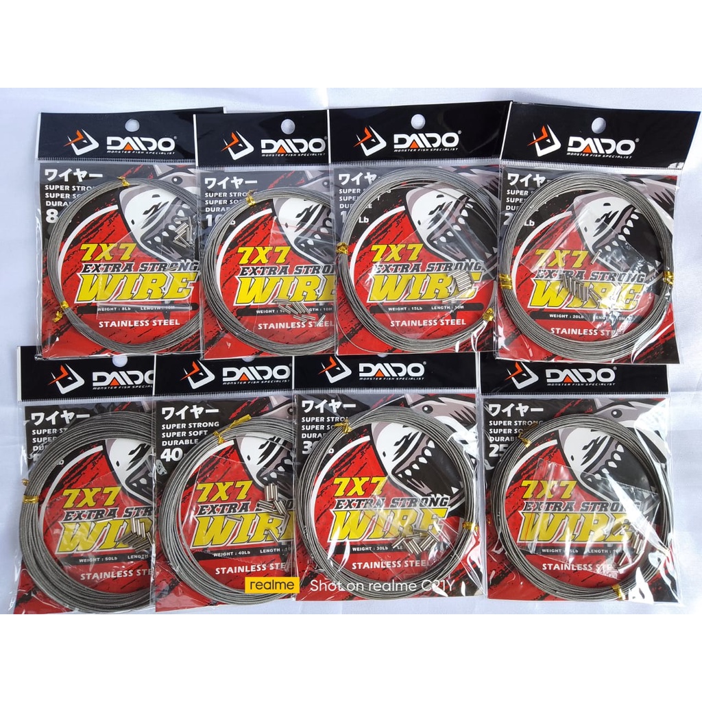 Kawat Neklin Pancing Daido 7x7