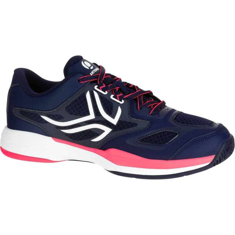 Sepatu tenis wanita sepatu kets badminton tennis shoes navy pink