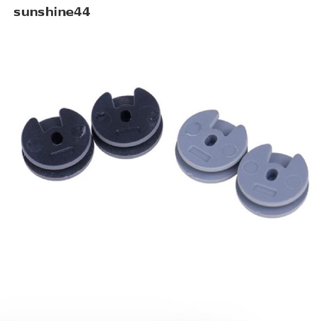 Sunshine 2pcs Cap Thumbstick Joystick Pengganti Warna Abu-Abu Untuk 2DS 3DS 3DS XL