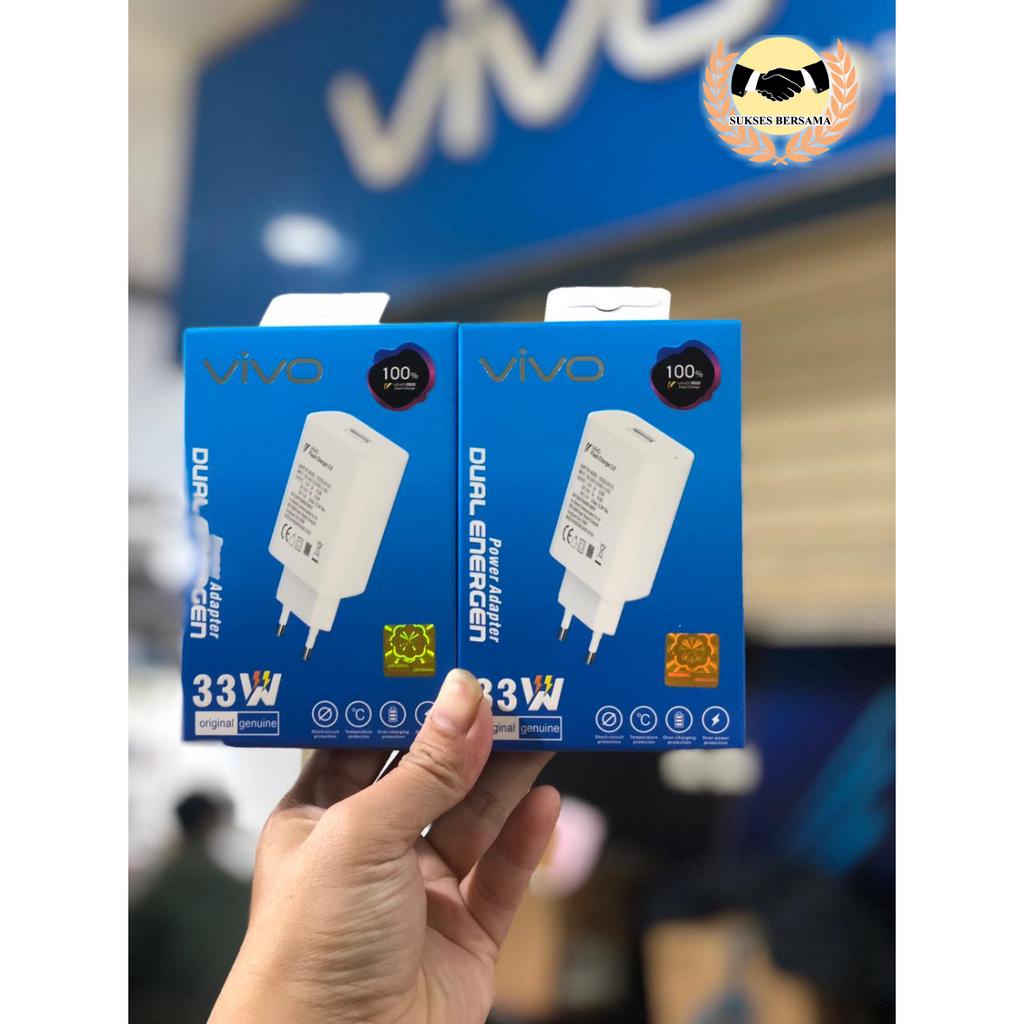 BATOK ADAPTER / KEPALA CHARGER VIVO 33WATT ORIGINAL 100% FAST CHARGER Vivo y91 y93 y95 y91c y71 y81 y83 y20 y30 y50 y01 y02 y16 y22 y35 y12 y15 y17 y19 v11 V11pro v15 V15pro v19 v20 v21 v23 V25 v27 v27e Z1pro S1pro x30 x50 x60 pro x70 pro BSB8024