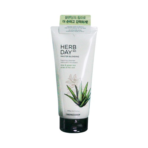 THE FACE SHOP - Herb Day 365 Master Blending Cleansing Foam 170g New Pack