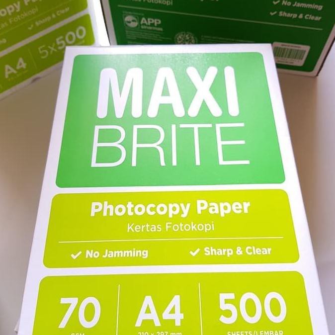 

KHUSUS GOSEND! Maxi Brite 70g A4 Kertas Fotokopi / Kertas Print