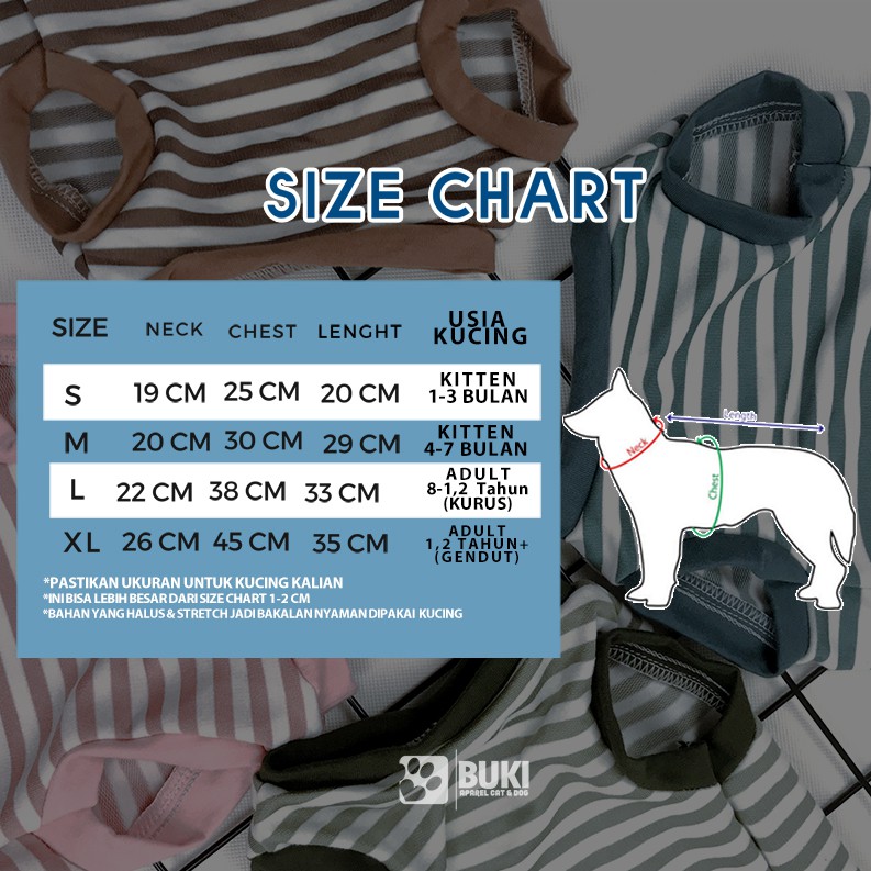 Baju kucing lucu murah aksesoris hewan kecil baju anjing lucu murah besar - BUKI TANK WHITE SERIES