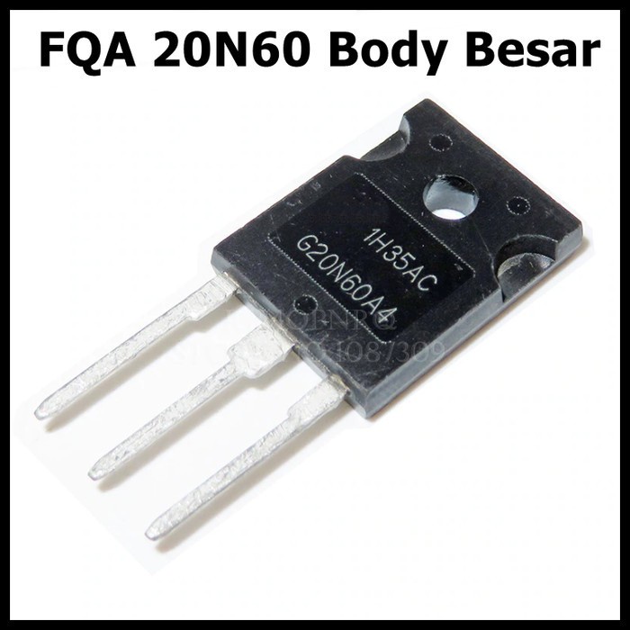 ORIGINAL Mosfet N Channel Body Besar FQPF20N60 FQA 20N60 ASLI