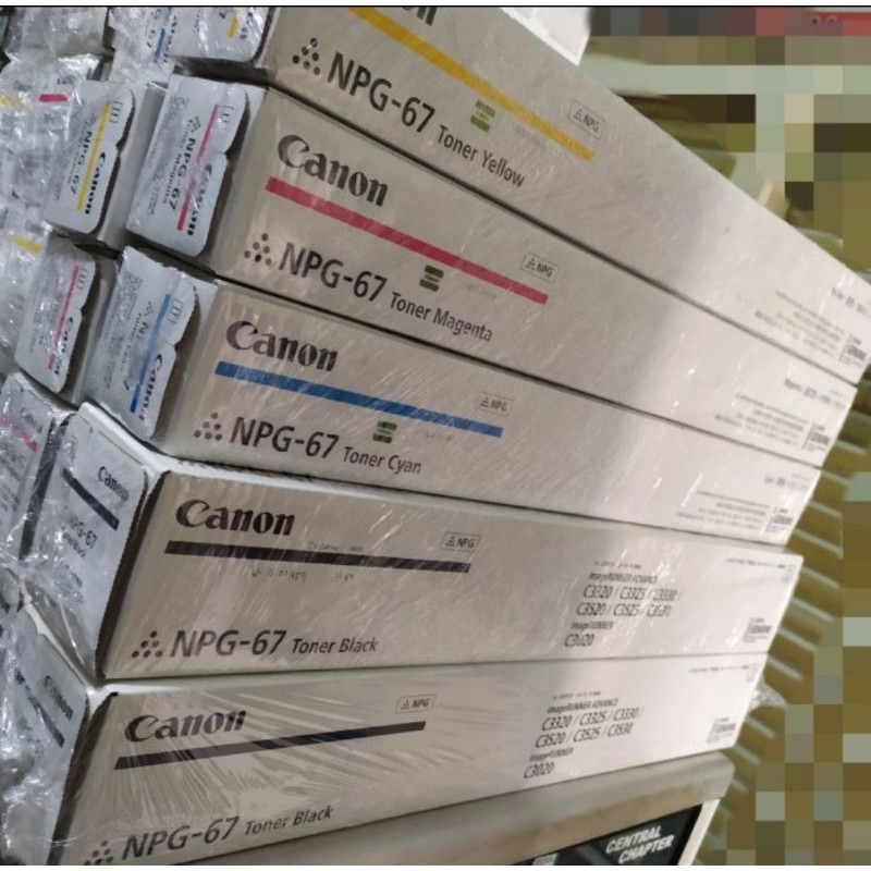 TONER CANON NPG 67 ORIGINAL (BKCYM)