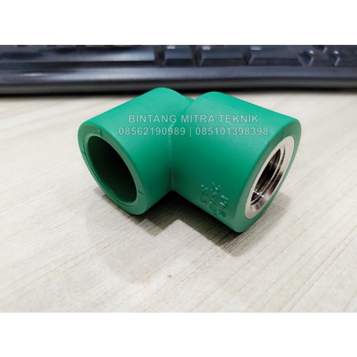 LESSO PPR FEMALE THREAD ELBOW / ELBOW DRAT DALAM PPR 25 x 1/2"