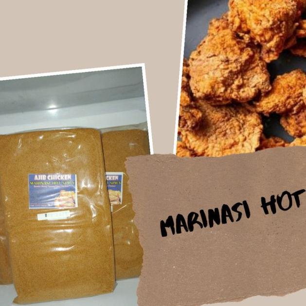 

TERMURAH Tepung Bumbu Marinasi Ayam Goreng Pedas Fried Chicken Hot Spicy 1 Kg Kode 1272
