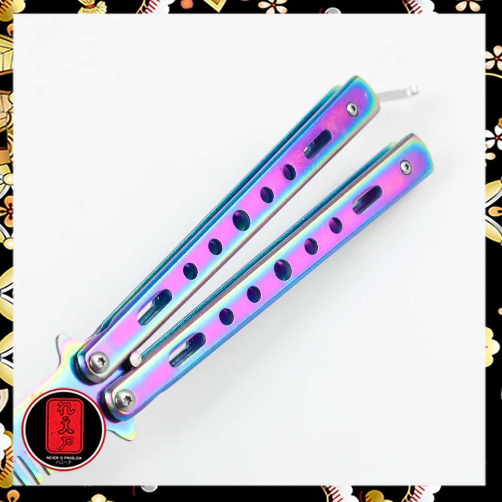 Sisir Besi Butterfly Balisong Multi-Color