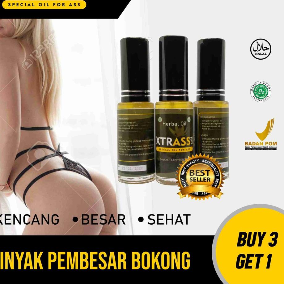 ☞ TERAMPUH ORI Pembesar Pantat Bokong Wanita Xtrass Oil ♝