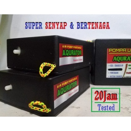 Airator Charger Portable Super Senyap Aerator Casan USB Airpump Pompa Udara