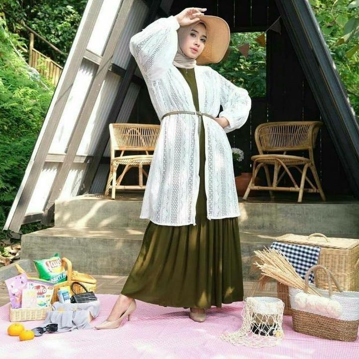 Terbaru.. Cardigan Brukat Outerwear Kardigan Cardigan Brukat Panjang Cardigan Brukat Panjang Outerwe