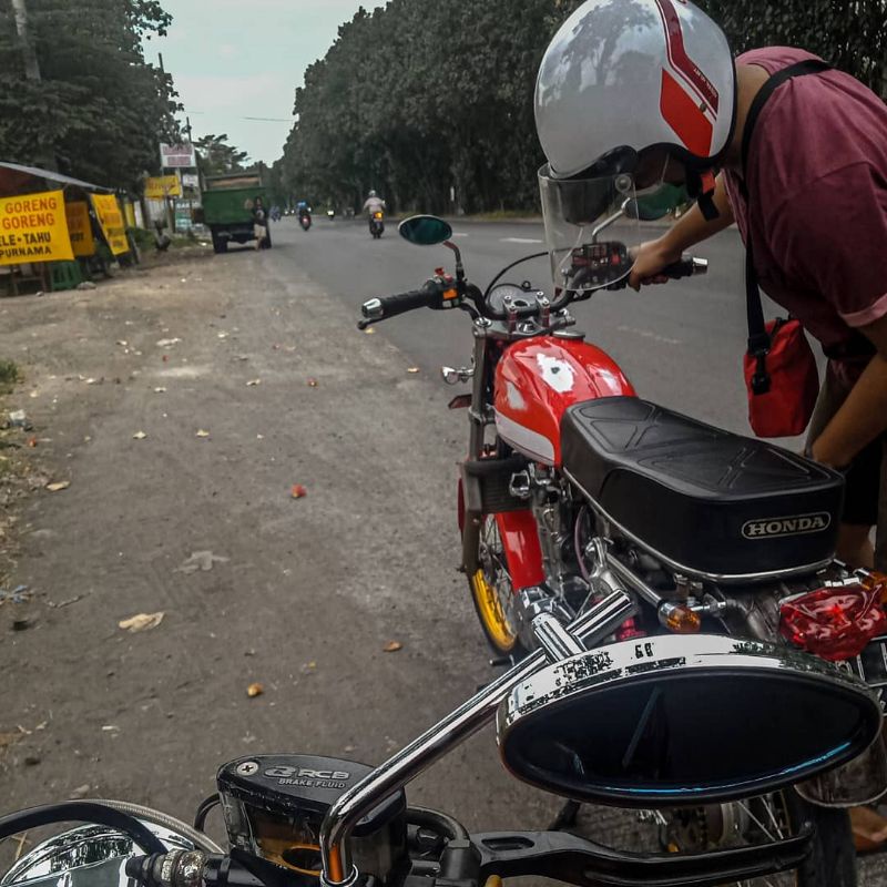 SPION DAY OVAL &amp; BULAT SEPION DAYTONA CB CLASSIC GL TIGER MEGAPRO