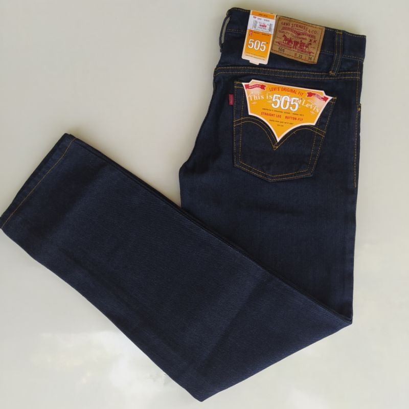 celana jeans panjang pria reguler